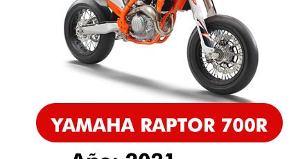 Yamaha Raptor 700R naranja